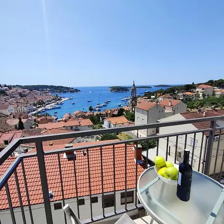 Apartment Brand New W Balcony & Perfect Seaview At Center Hvar Town