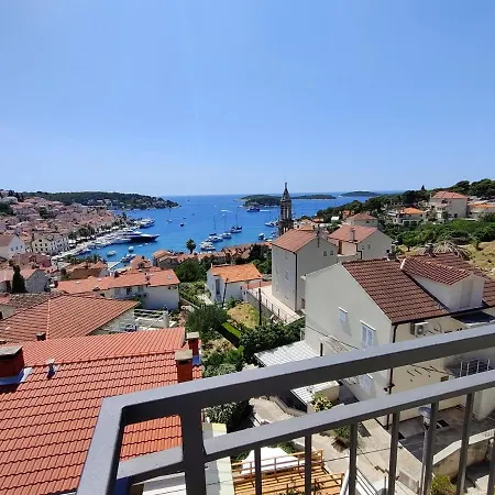 Apartment Brand New W Balcony & Perfect Seaview At Center Hvar Town